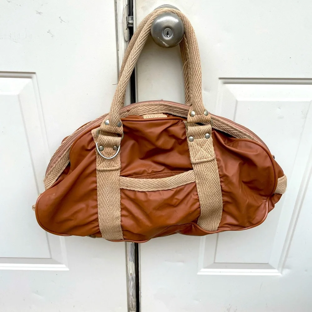 Diane von Furstenberg, brown, duffel bag